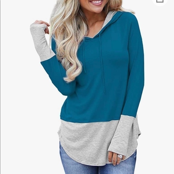 𝅺- Igenjun Lightweight Small Pullover Green/Gray - Picture 1 of 5